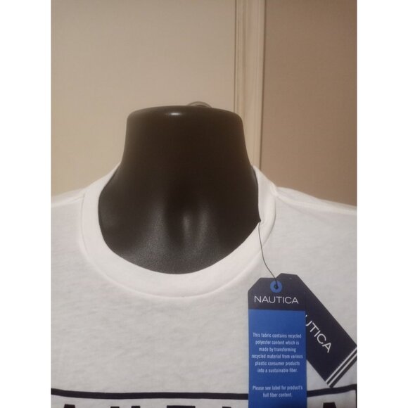 New Nautica T-Shirt Graphic On Front Crew Neck Short Sleeve all size Medium M - Picture 6 of 11